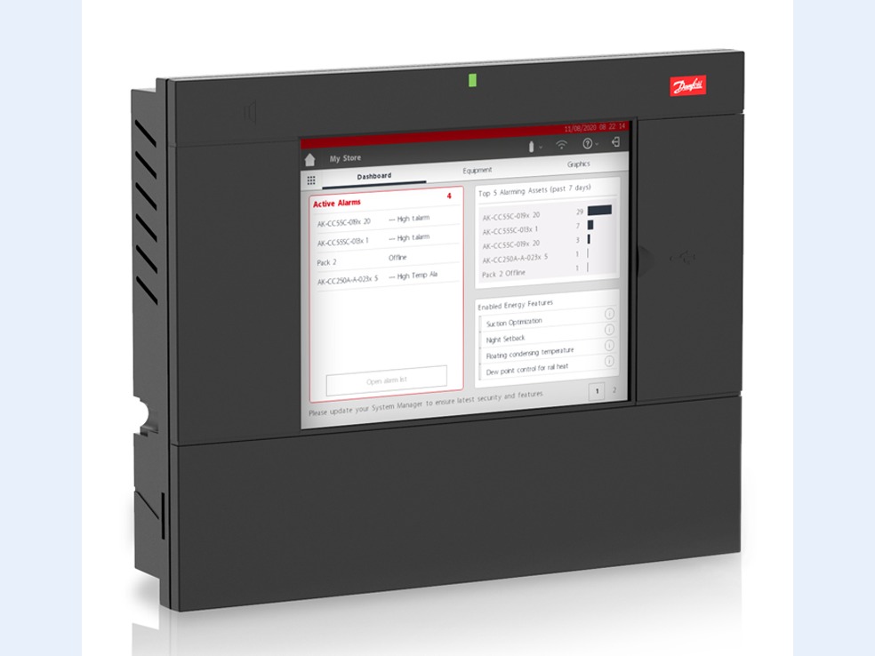 Danfoss AK-SM 800 control panel